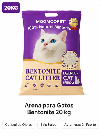 Arena para Gato Moomoopet 20Kg